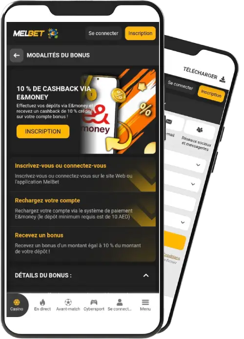 Les bonus et promotions Melbet