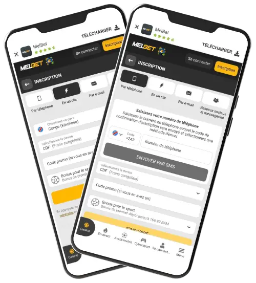 Comment s'inscrire sur Melbet avec le code promo